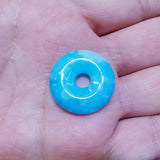 Sky Jades Donut Bead Stone Amulet Pendant 1PCS