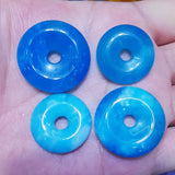 Sky Jades Donut Bead Stone Amulet Pendant 1PCS