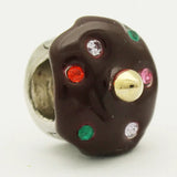 Birthday Cake Charm European Beads DIY Jewelry Accessories Alloy