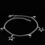 Bohemia Foot Anklet 925 Silver Plate Anklets Chain