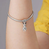 Smile Face Rabbit Life Tree Family Pendant Beads for Silver 925 Bracelet