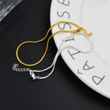 Bohemian Snake Bone Chain Anklet