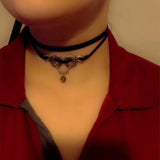 Snake Gothic Moonstone Choker Necklace for Women