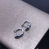 Snake Zircon Sterling Silver Earrings Women's Jewelry Gift