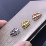 Snake Zircon Sterling Silver Earrings Women's Jewelry Gift