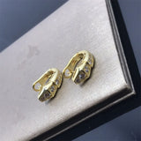 Snake Zircon Sterling Silver Earrings Women's Jewelry Gift