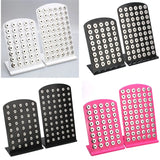 Pink Acrylic Snap Button Jewelry Display Stand for 12MM & 18MM Snaps