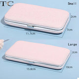 Snap Button Jewelry Storage Box Earring Collection Portable Mini Display
