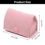 Velvet Jewelry Pouch Snap Earring Bag