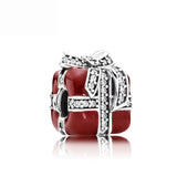 Snowman Castle Bell Charm for Bracelet