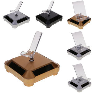 Solar Powered Rotating Display Stand for Jewelry, Phone, Watch