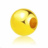 Pure 24Kt Yellow Pendant Smooth Bead Pendant