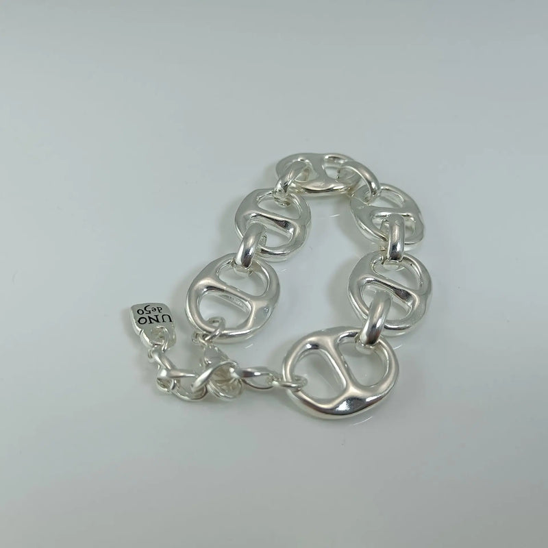 925 Silver Infinity Chain Buckle Bracelet Jewelry Gift