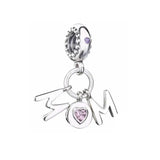 Infinity Heart Sisters Mom Charm Bead for Bracelet