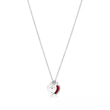 Spring Charming Heart Necklace Tri-Color Set