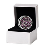 Spring Charms Reflexions Pink Pave Clip Charm 925 Sterling Silver Beads