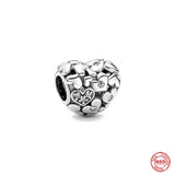 Spring Flower Pendant Clip 925 Sterling Silver