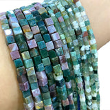 Natural Stone Beads 4/6/8MM for Jewelry Making DIY Bracelet Necklace Charms