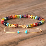 Imeprial Stone 7 Chakra Bracelet for Healing Energy Yoga