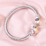 Adjustable Zircon Bangles for Women Wedding Party