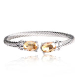 Adjustable Zircon Bangles for Women Wedding Party