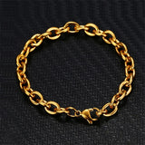 Stainless Steel Ball Beads Cuff Bracelet Silver Link Chain Jewelry Set