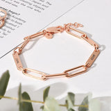Personalized Stainless Steel Nameplate Cuff Bracelet
