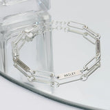 Personalized Stainless Steel Nameplate Cuff Bracelet
