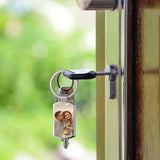 Custom Stainless Steel Photo Keychain