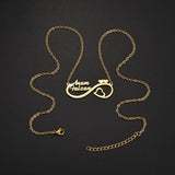 Stainless Steel Infinity Heart Necklaces for Couples