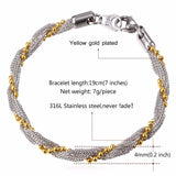 Stainless Steel Mix Bracelet Hand Chain Link Bracelet