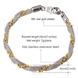 Stainless Steel Mix Bracelets Hand Chain Link Bracelet GH1758