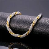 Stainless Steel Mix Bracelet Hand Chain Link Bracelet