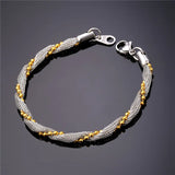 Stainless Steel Mix Bracelets Hand Chain Link Bracelet GH1758