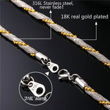 Stainless Steel Mix Bracelet Hand Chain Link Bracelet
