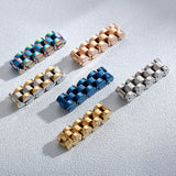 Stainless Steel Watch Chain Rings Silver Knuckle Jewelry