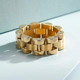 Stainless Steel Watch Chain Rings Silver Knuckle Jewelry