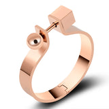 Stainless Steel Shackle Screw Bangle Silver Men Jewelry