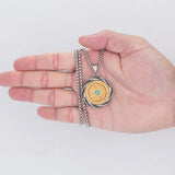 Zodiac Talisman Pendant Stainless Steel Necklace