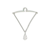 Luxury Star Cross Tie Clip Men's Tassel Chain Business Wedding Accessories