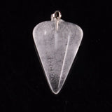 Crystal Gem Beads Pendant Pink Quartz Birthstone Women Jewelry