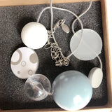 Statement Collar Wooden Ball Necklace Sweet Charm Choker