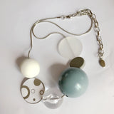 Statement Collar Wooden Ball Necklace Sweet Charm Choker