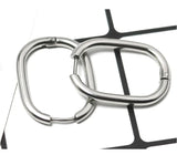 Statement Stainless Steel Hoop Earrings for Women