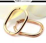 Statement Stainless Steel Hoop Earrings for Women