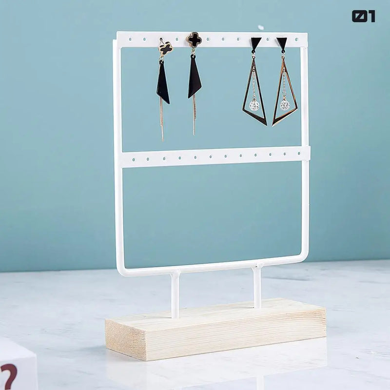 Steel Stand for Earrings Pendants Bracelets Jewelry Display Stud Earrings Holder