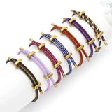 Adjustable Steel Wire Rope Bracelet Couple Jewelry