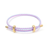 Adjustable Steel Wire Rope Bracelet Couple Jewelry