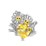 925 Silver Star Flower Bead Fit Panodra Charm Bracelet