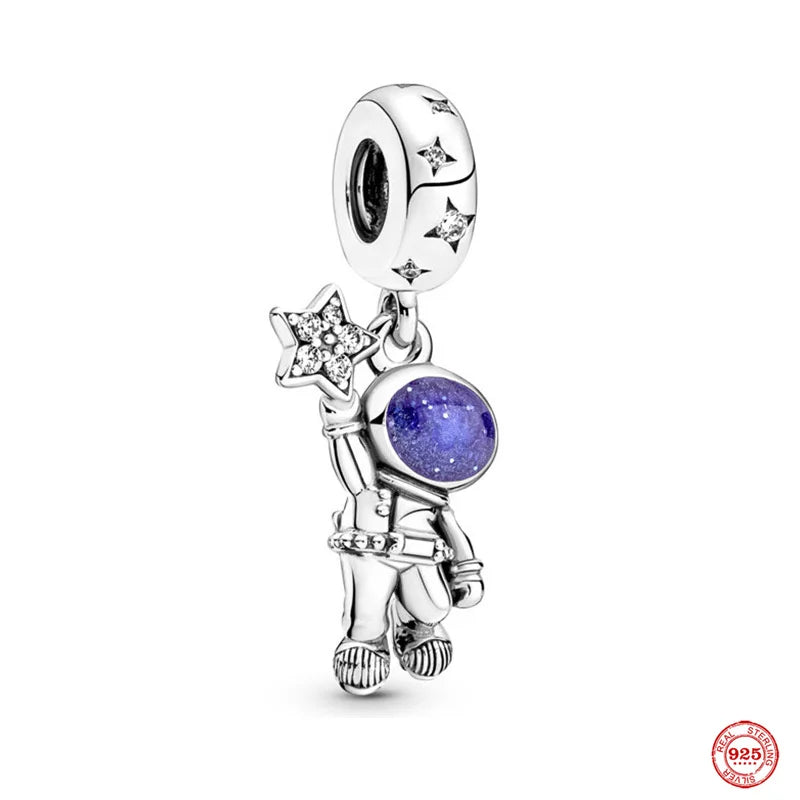 Sterling Silver Galaxy Series Stars Pendant